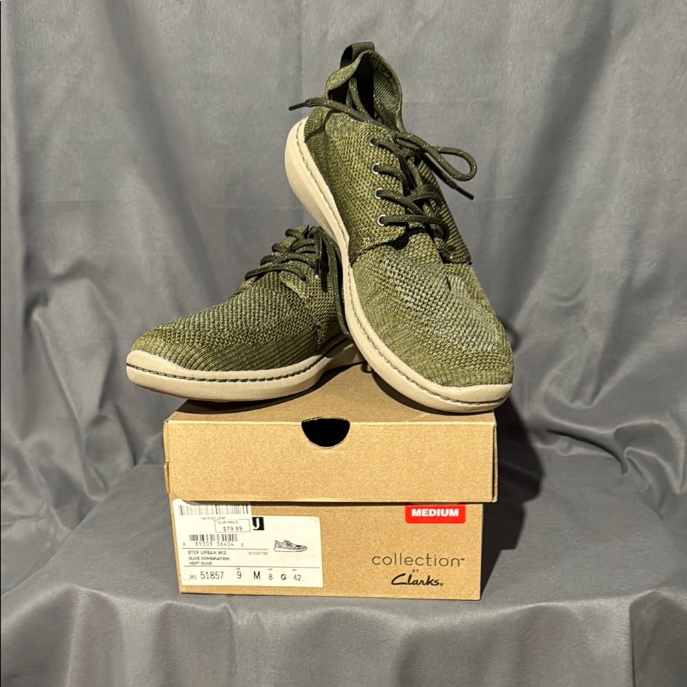 Clarks Green Sneakers